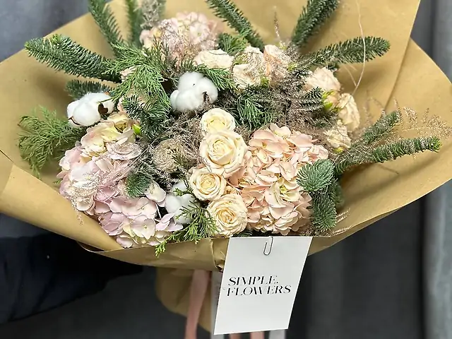 Букет Пудрова Зима