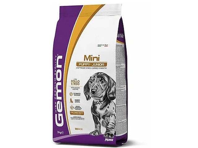Gemon Dog Mini Puppy&Junior Chicken курка, для цуценят дрібних порід, Gemon Dog Mini Puppy&Junior Chicken курка, для цуценят дрібних порід 3кг