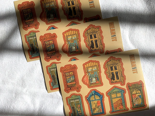 Лист наліпок "Віконця"