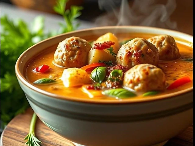 Суп із фрикадельками
