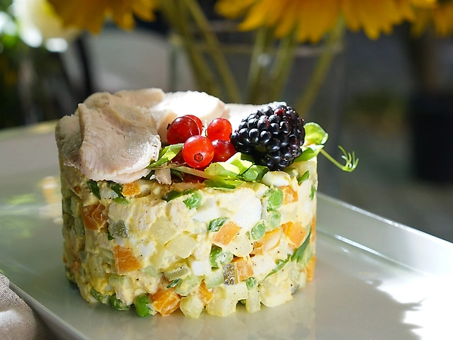 OLIVIER PROTEIN SALAD