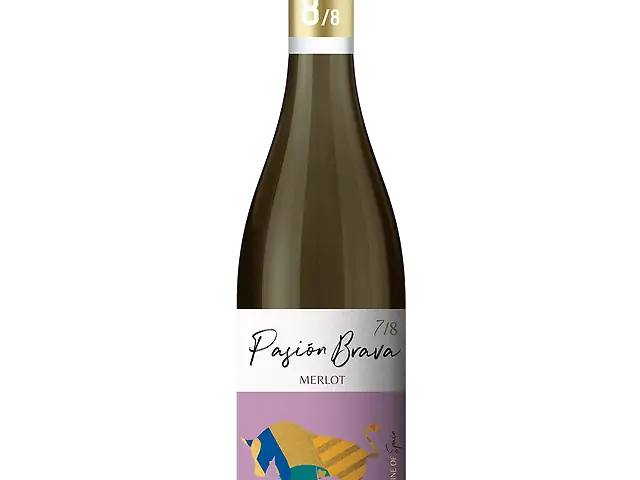 Вино червоне напівсухе Merlot /Pasion Brava/ 0.75л, 13%