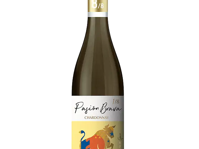 Вино біле сухе Chardonnay /Pasion Brava/ 0.75л, 12,5%