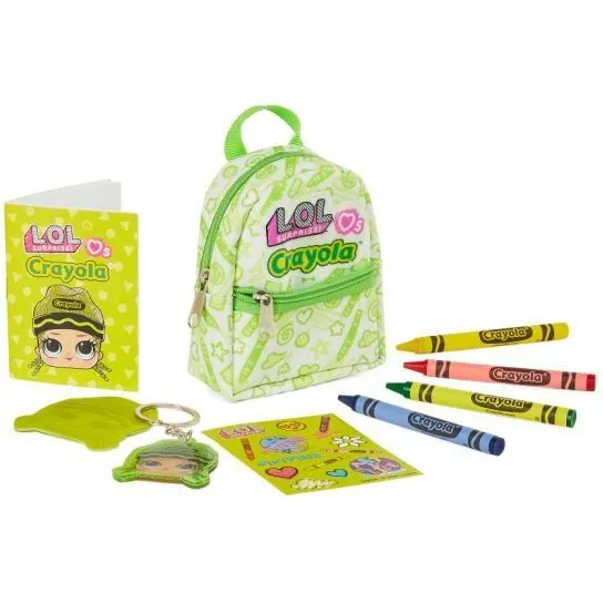 Crayola&amp;LOL Набір для творчості "Міні-рюкзак", зелений
