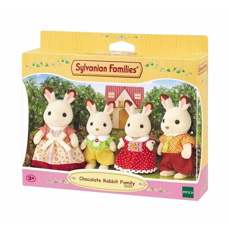 Ігровий набір Sylvanian Families Сім'я Шоколадних Кроликів (5655)