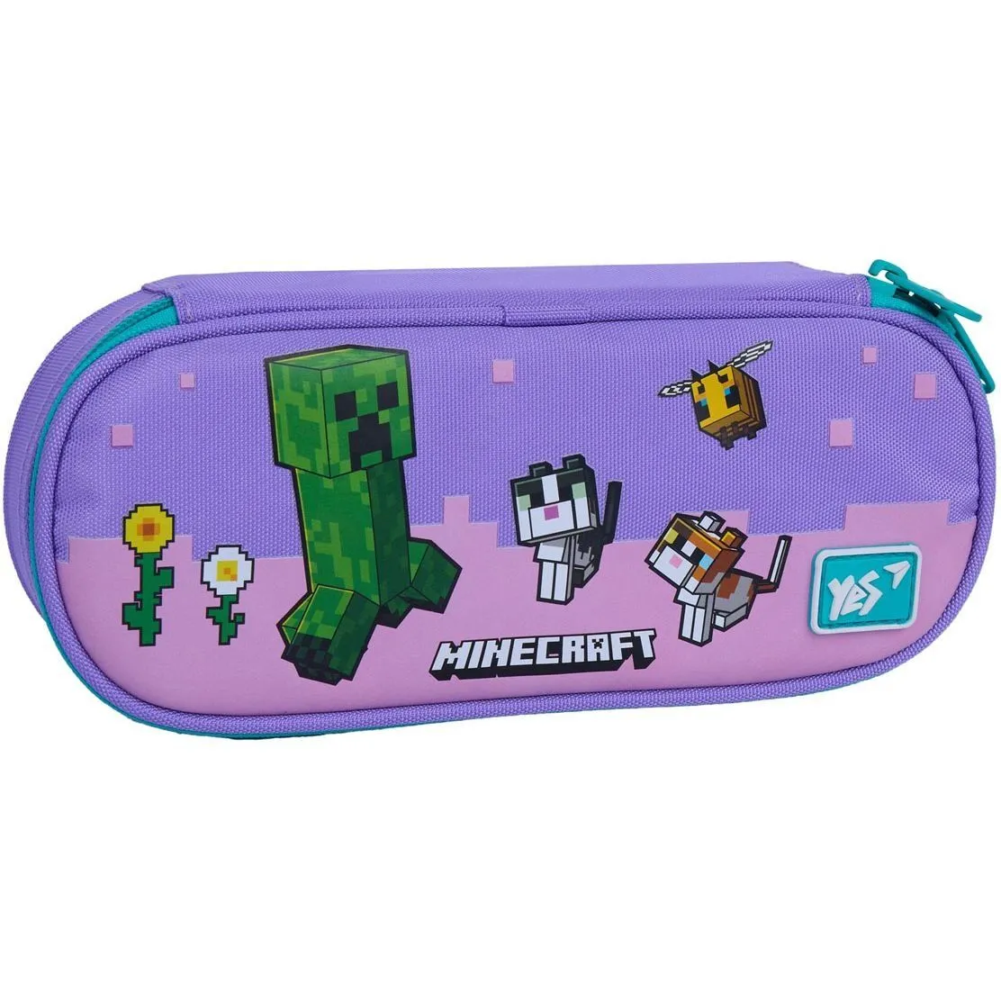 Пенал м'який YES PH-30 Minecraft Pinky