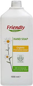 Екологічне мило для рук торговельної марки FRIENDLY ORGANIC. Екстракт ромашки 1000мл.