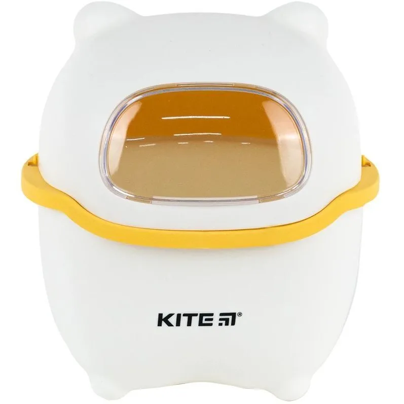 Настільний контейнер для сміття Kite, біло-помаранчевий