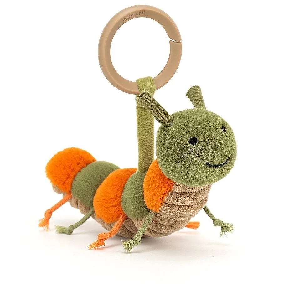 Брязкальце Гусениця Little Christopher Jellycat