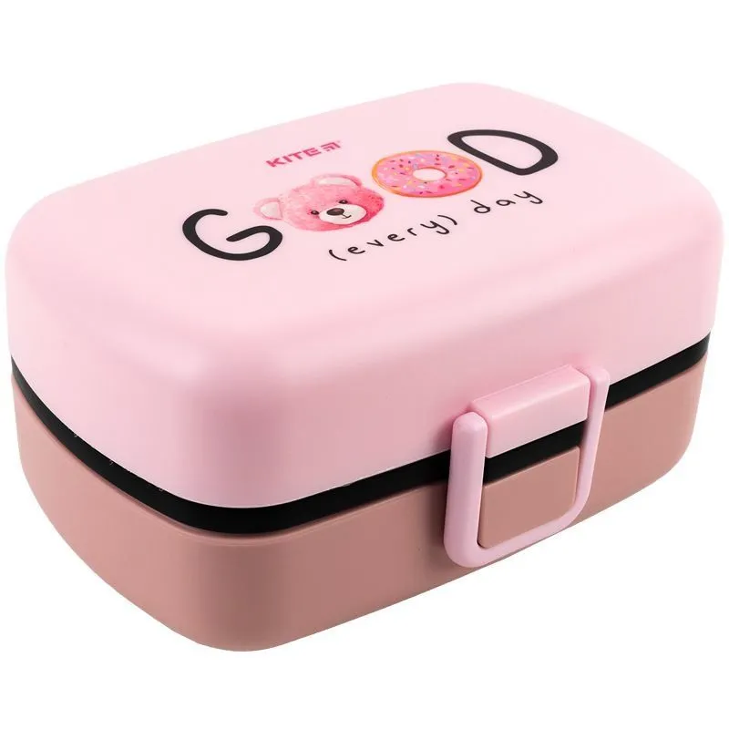 Ланчбокс з наповненням 1150 мл, рожевий
