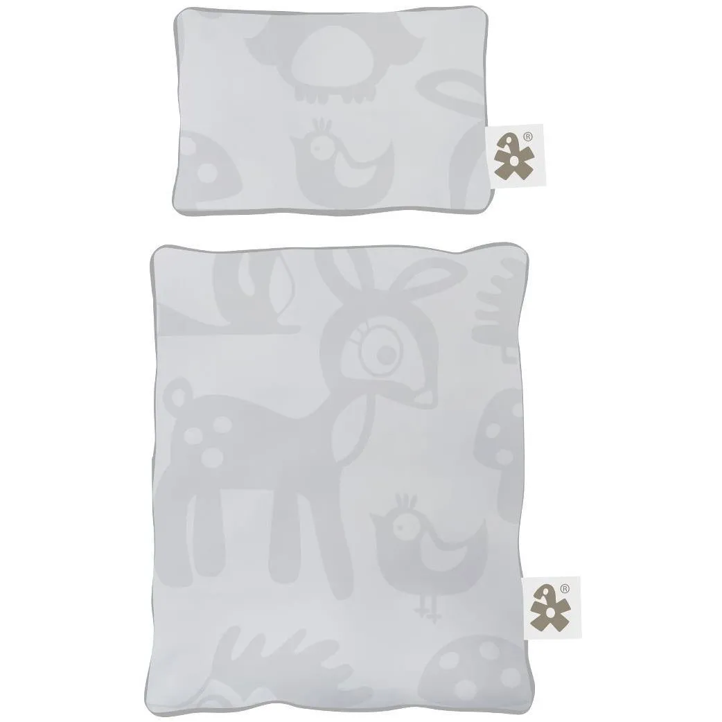 Набір постільної білизни для іграшкового дерев'яного ліжка  Лісова Казка, "Sebra"