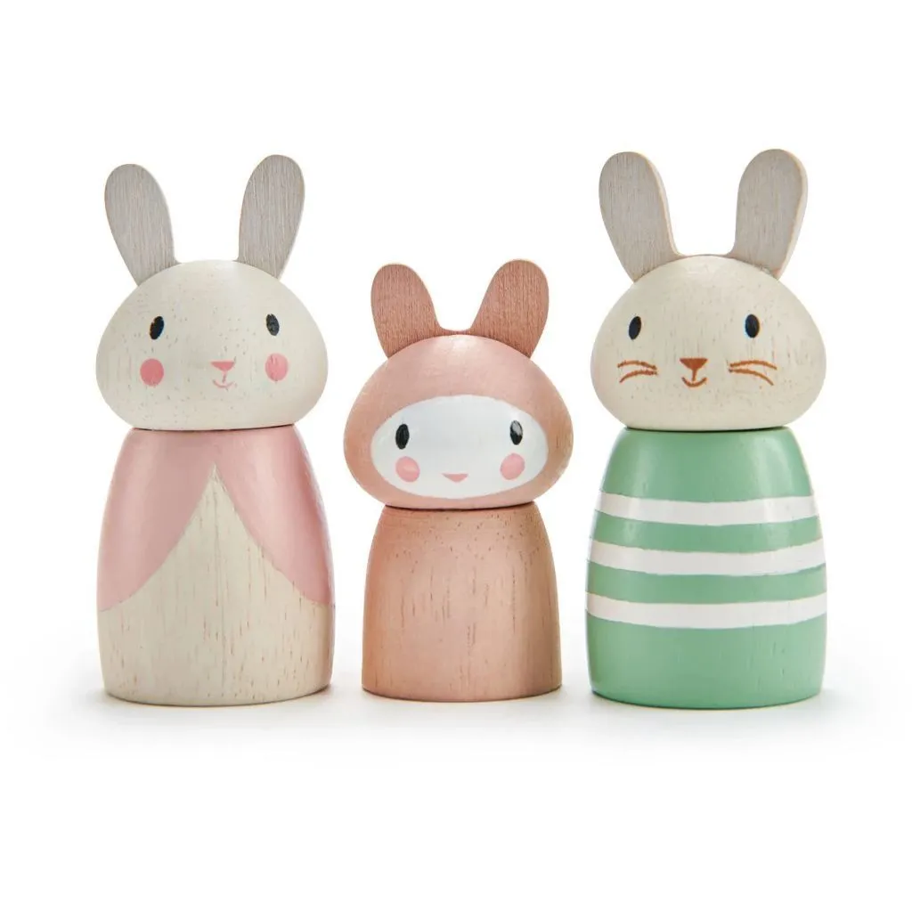 Іграшка з дерева Сім'я кроликів TLT TL8383 3+