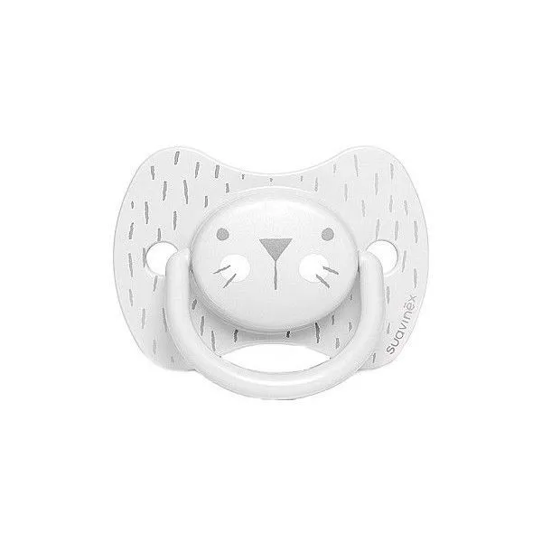 Пустушка фізіологічна "Hygge - Затишні історії" +18 місяців, сіра