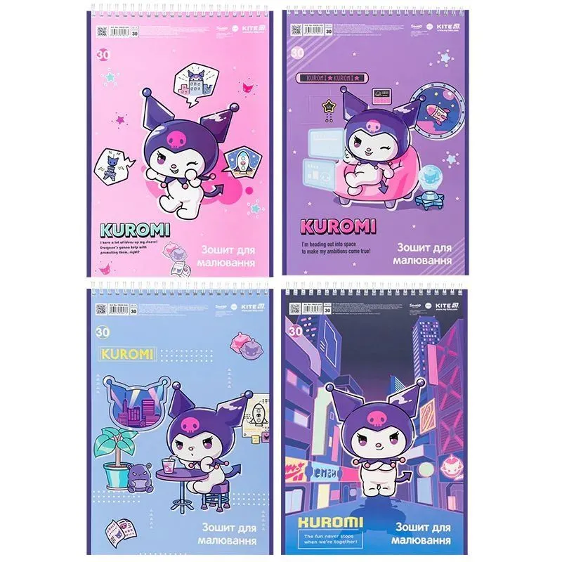 Зошит для малювання, 30 арк., спір., софт тач + УФ лак, HK
