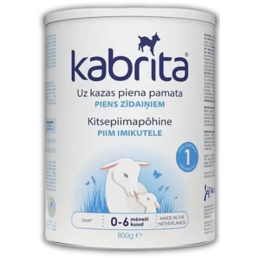 KABRITA 1 суха молочна суміш на козячому молоці 0-6 міс. 800 г.