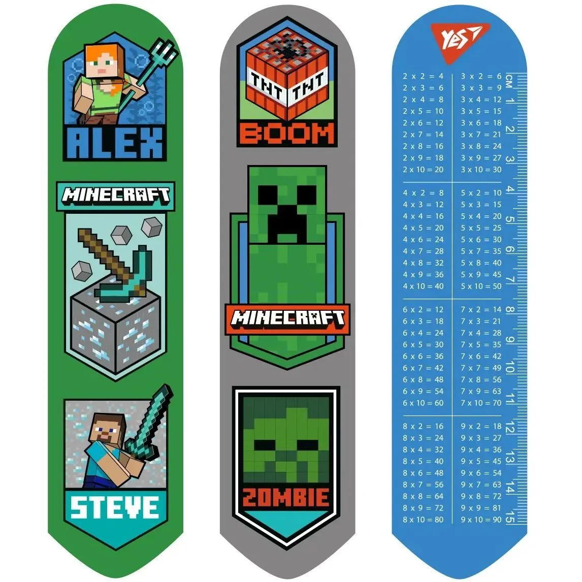 Закладинка 2D Yes "Minecraft Heroes"