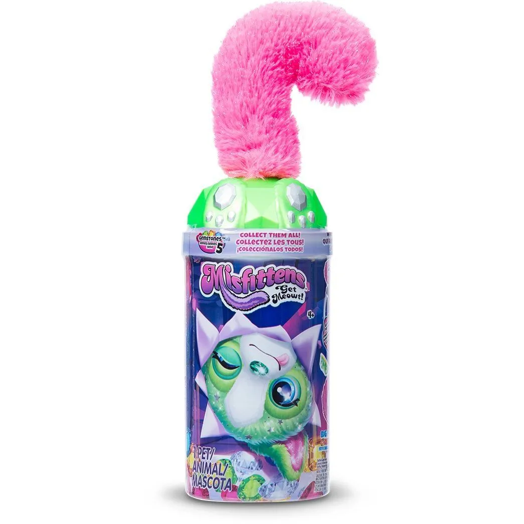 Мяка іграшка MISFITTENS серії [Gemstonesk W1  ЗВІРЯТКО В БАНЦІ (в асорт.)