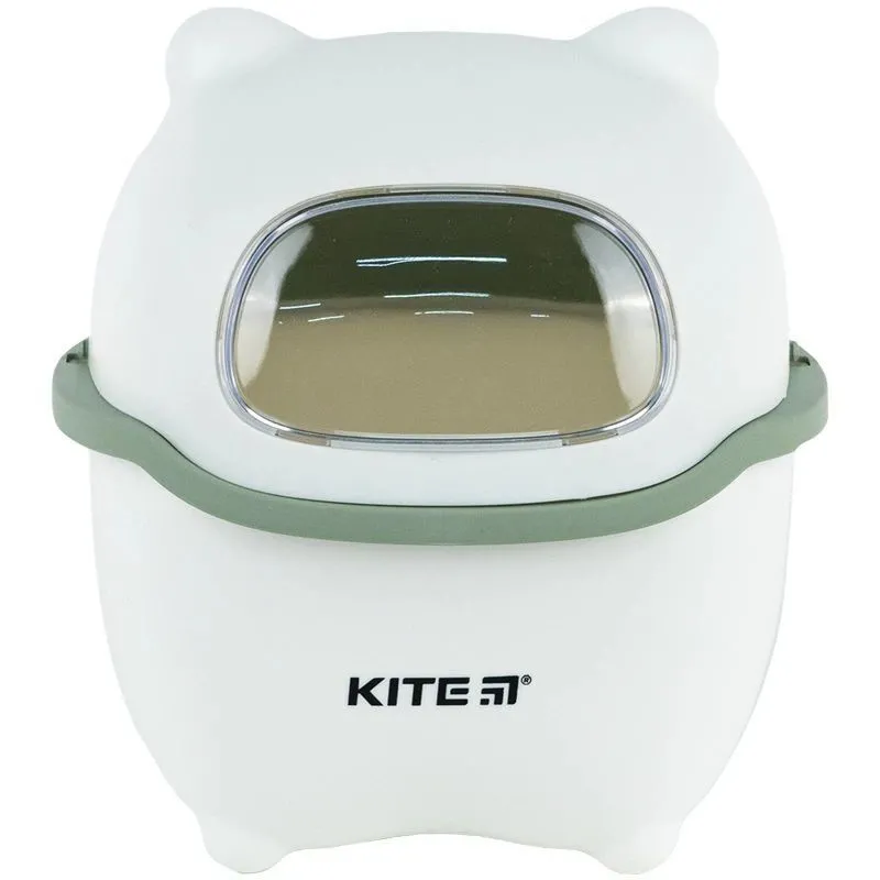 Настільний контейнер для сміття Kite, біло-зелений