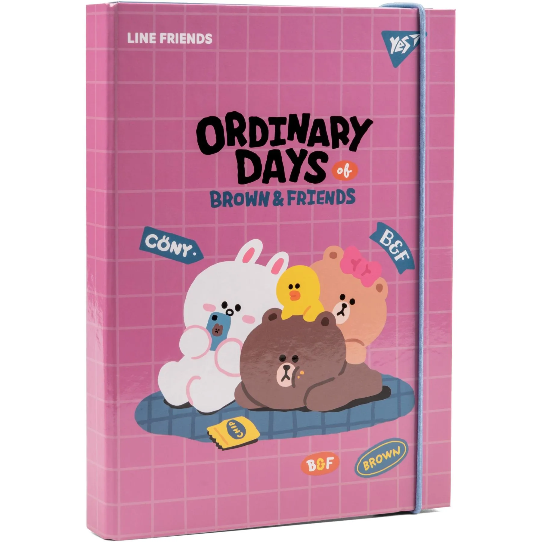 Папка для зошитів YES картонна В5 "Line friends"