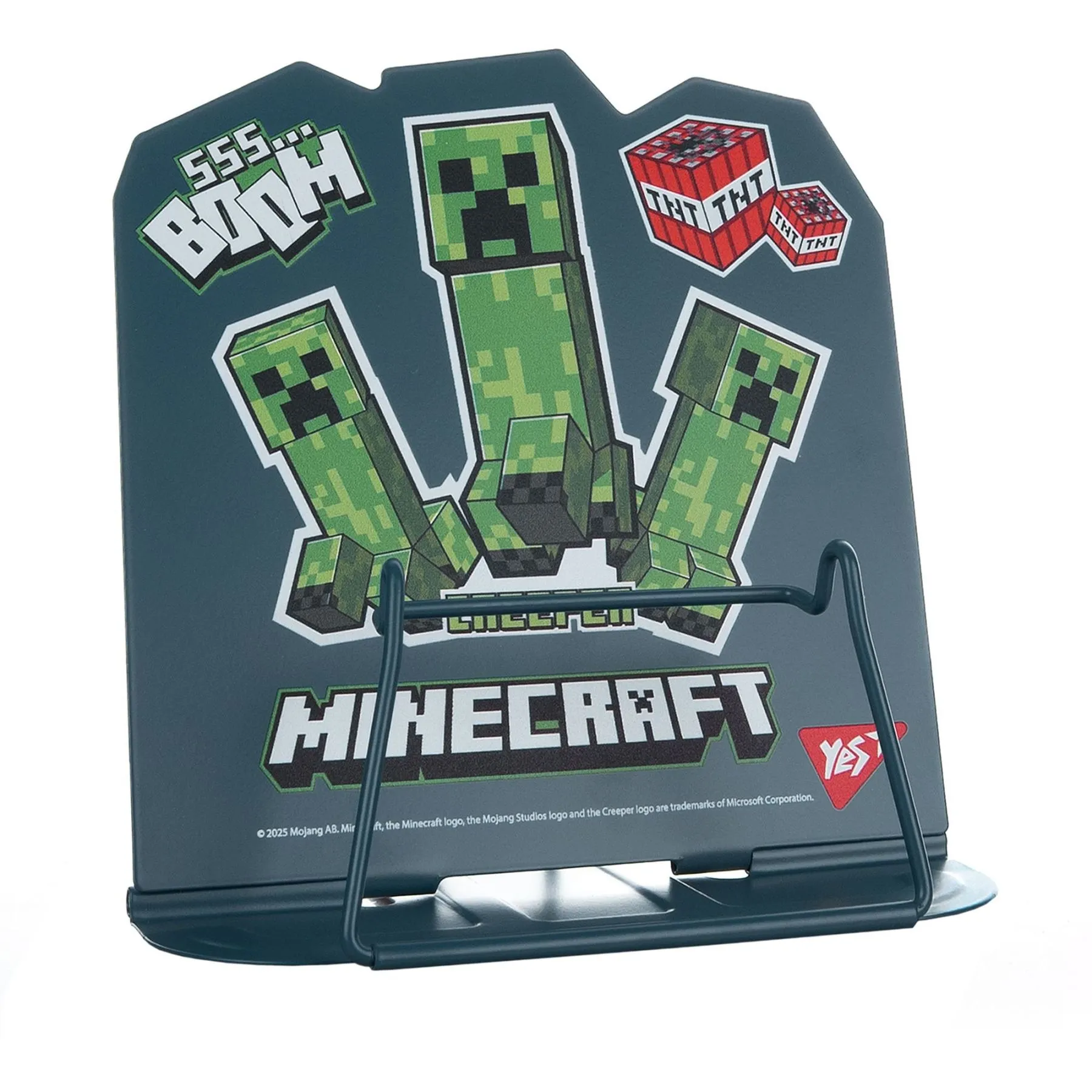 Підставка для книг фігурна Yes "Minecraft.Creeper", метал