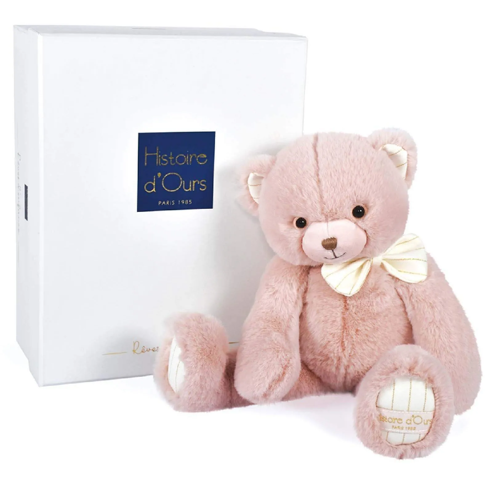 М'яка іграшка Медвідь PREPPY CHIC 30 см, рожевий, арт. HO3132