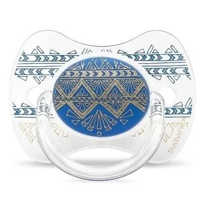 Пустушка "Couture" фізіологічна +18 місяців, темно-синя