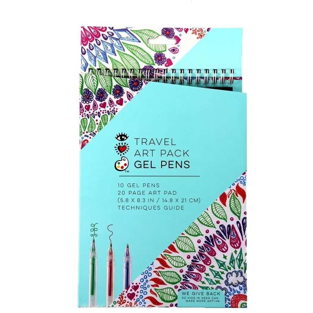 I Heart Art Дорожній набір для творчості  з гелевими ручками "Гелеві фантазії"