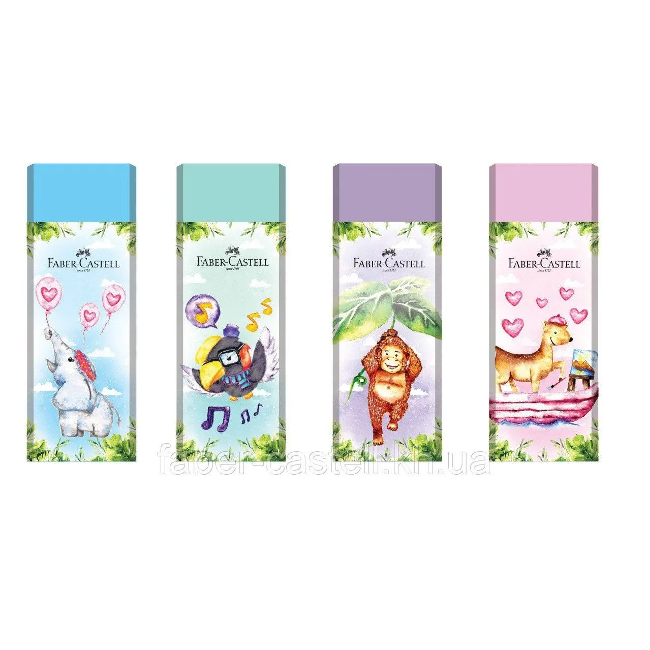 188739 ГУМКА ВЕСЕЛІ ДЖУНГЛІ КОЛЬОРОВИЙ ВІНІЛ