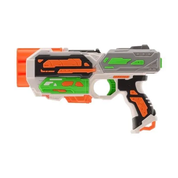 Дартбластер Tack Pro^ Storm Clip I з 3 круглими затискачами та 6 дротиками, 20 см