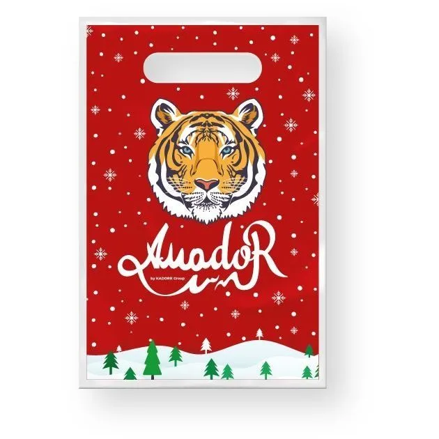 Пакет Amador "Новий рік" поліетиленовий, маленький (20 х 30 см)