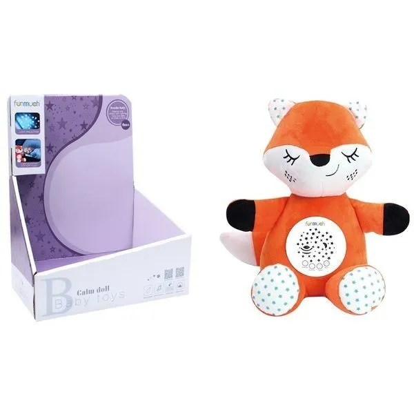 Іграшка музична м'яка  Funmuch ЛИСИЧКА з проектором