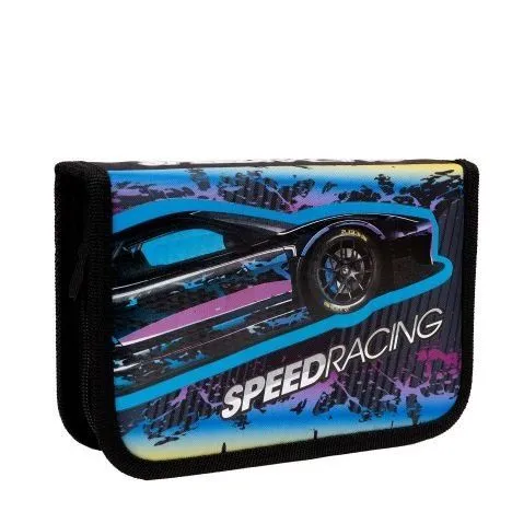 Пенал твердий 1Вересня одинарний без клапана HP-02 Speed Racing