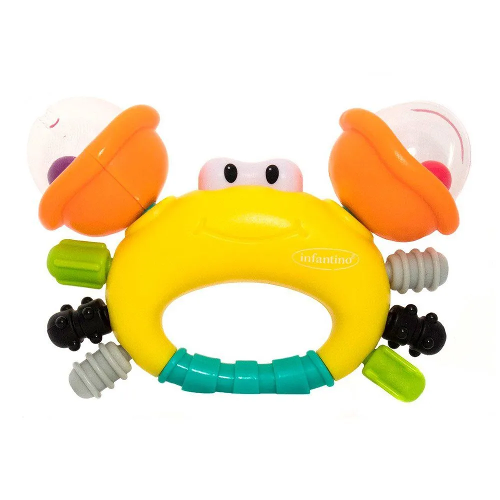 INFANTINO Брязкальце з прорізувачем "Містер Краб", 304889I