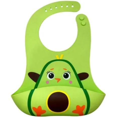 Силіконовий дитячий нагрудник MISS PIO CHICICADO FROOTIMALS