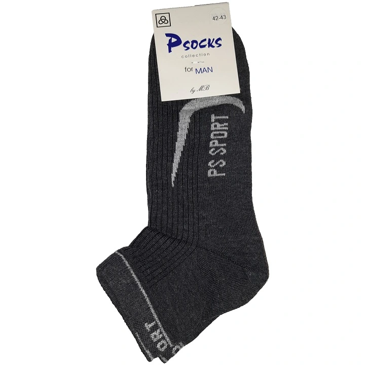 Шкарпетки чоловічі спорт літери збоку р.42-43 Premier Socks