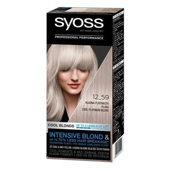 Крем-фарба для волосся 12_59 Syoss, 1шт