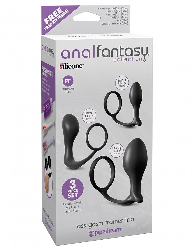 Набір анальних пробок ANAL FANTASY ASS-GASM TRAINER TRIO