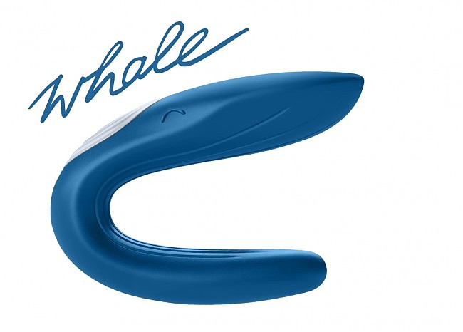 Вібратор для пар Satisfyer Double Whale з двома моторчиками