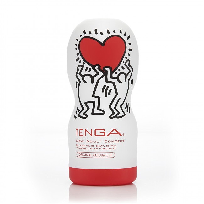 Мастурбатор "Tenga" Keith Haring Deep Throat Cup 15,5 x 6,9 см