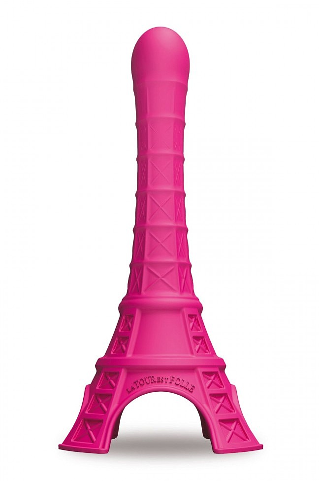 Дилдо в форме Эйфелевой башни La Tour Est Folle Paris Pink