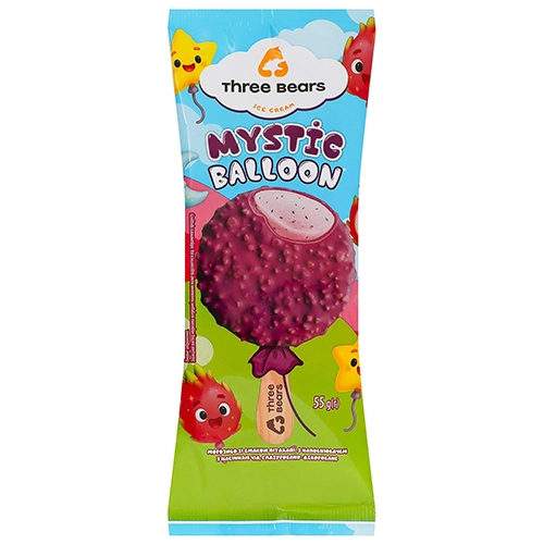 Морозиво Три Ведмеді 55г mystic balloon глазур пал