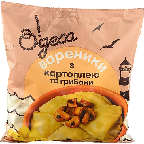Вареники Одеса 800г картопля гриби