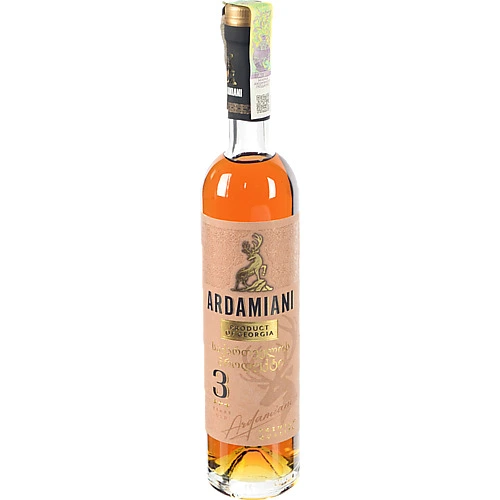 Бренді ординарний Ardamiani 3 роки 40 % 0.5 л