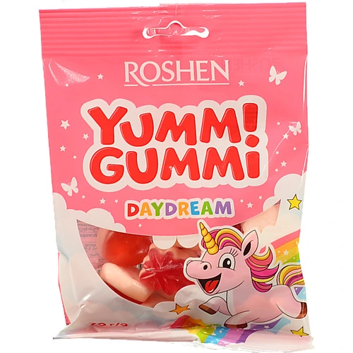 Цукерки Roshen 70г желейні yummi gummi daydream
