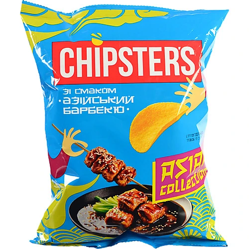 Чіпси Chipster's 100г азійський барбекю