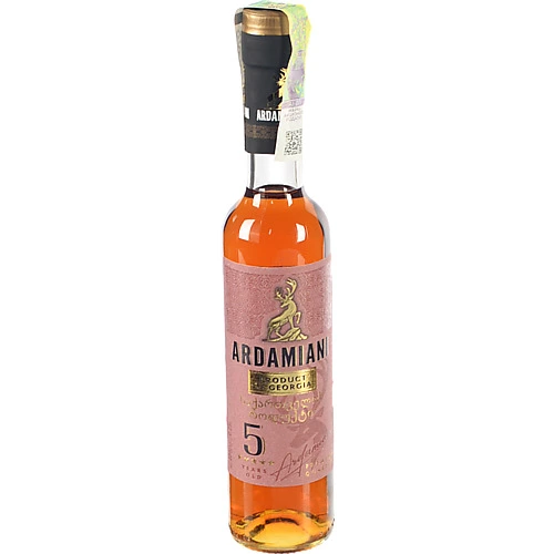 Бренді ординарний Ardamiani 5 років 40 % 0.25 л