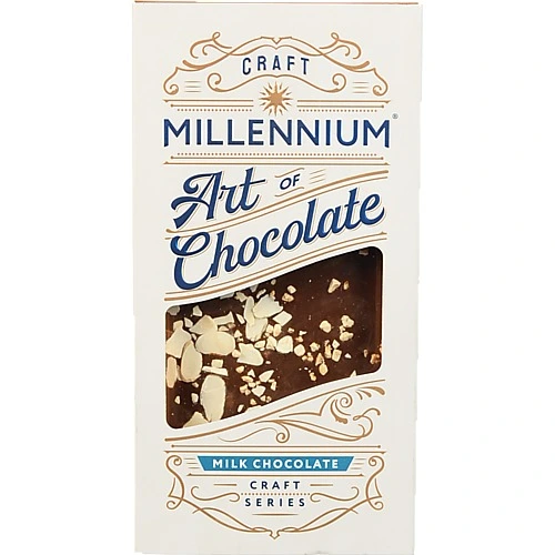 Шоколад молочний з фундуком солодкою та солоною карамеллю Craft Series Millennium к/у 100г