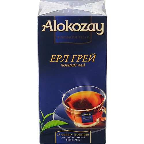 Чай Alokozay 25п чорний бергамот