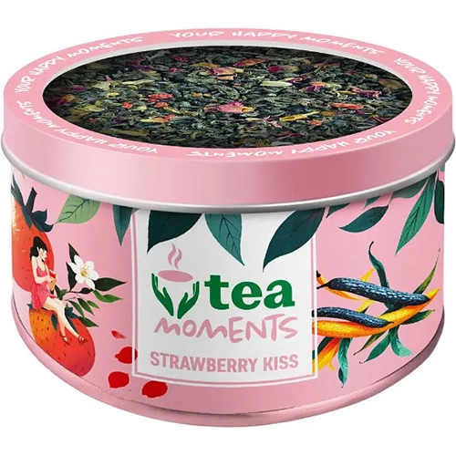 Чай Тea Moments 30г strawberry kiss зелений байхов