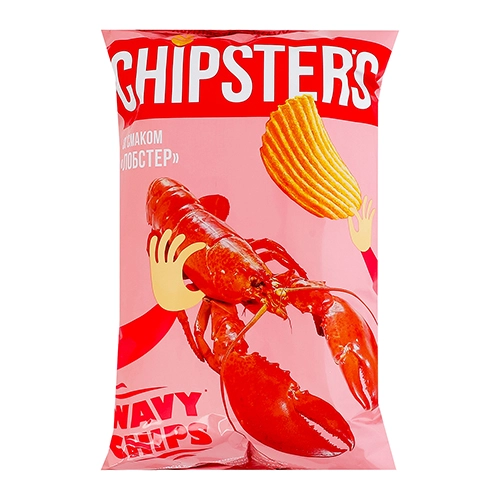 Чiпси Chipster's 95г хвилясті лобстер